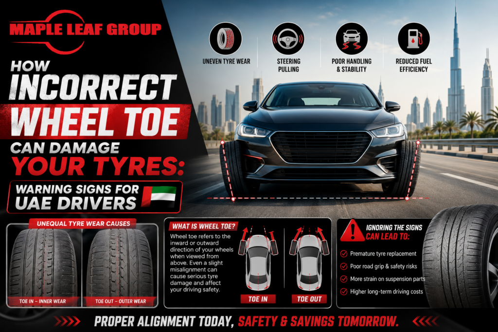 How Incorrect Wheel Toe Can Damage Your Tyres