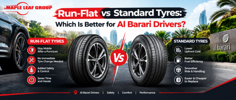 Run-Flat vs Standard Tyres: Which Is Better for Al Barari Drivers?
